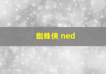 蜘蛛侠 ned